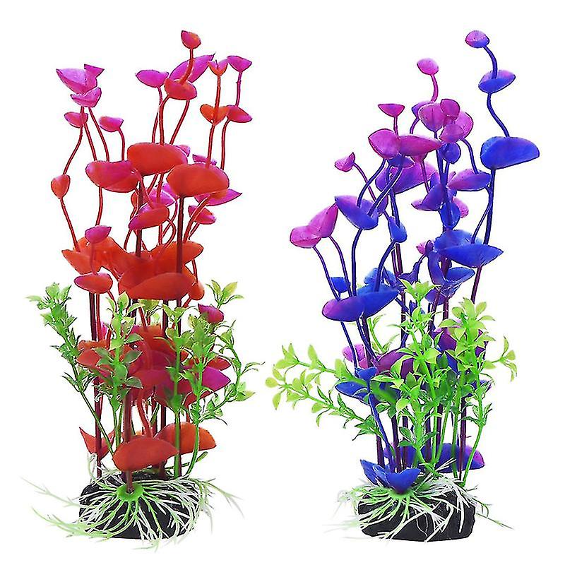 2pcs Aquarium Plants For Aquarium Safe Decorations