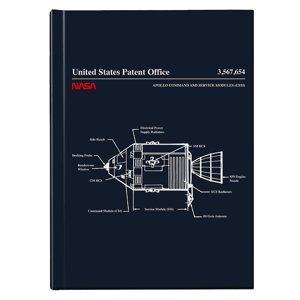 NASA Apollo Command Service Modules Blueprint Hardback Journal