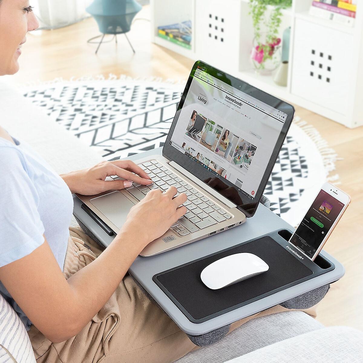 Portable Desk with XL Cushion for Laptop Deskion InnovaGoods