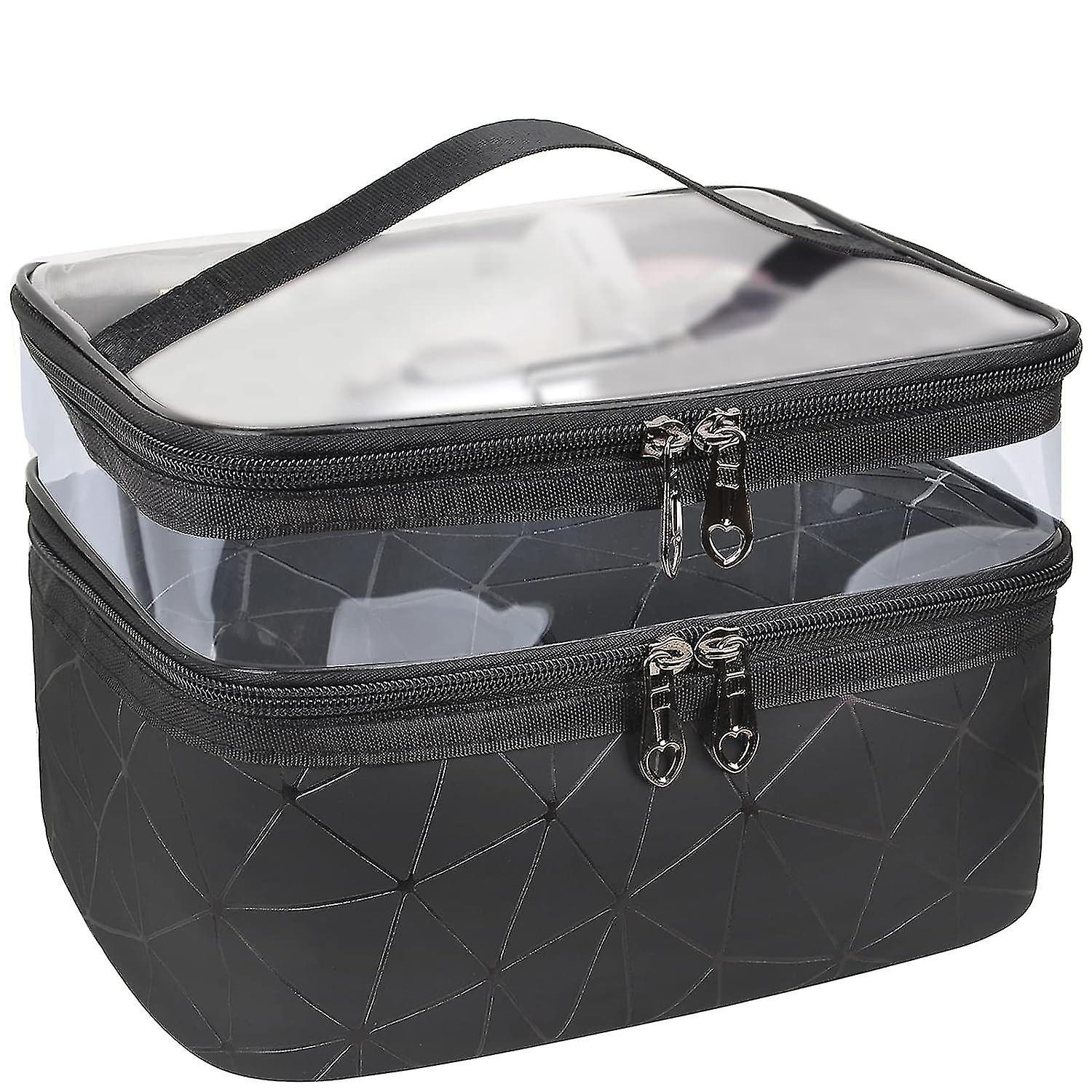 Double layer Travel Cosmetic Cases