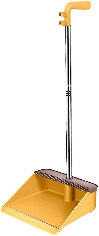 Long Handled Broom And Dustpan Set For Home Indoor Sweeping Combo