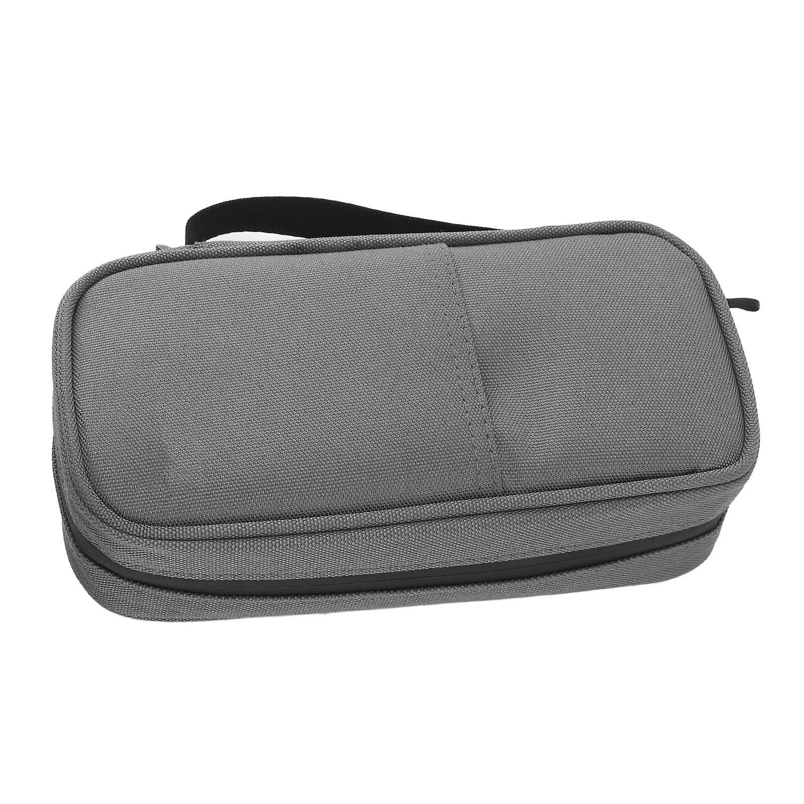 Insulin Cooler Travel Case Diabetic Case Insulated Organizer Portable Cooling Bag for Insulin Pen Medication Diabetics Supplies Grey 