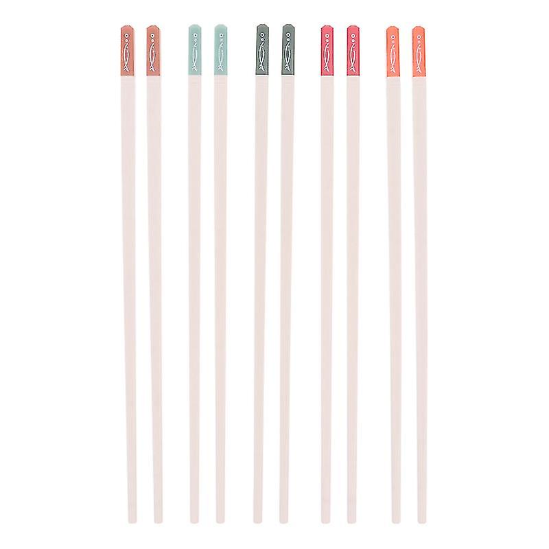 5pair Alloy Chopsticks