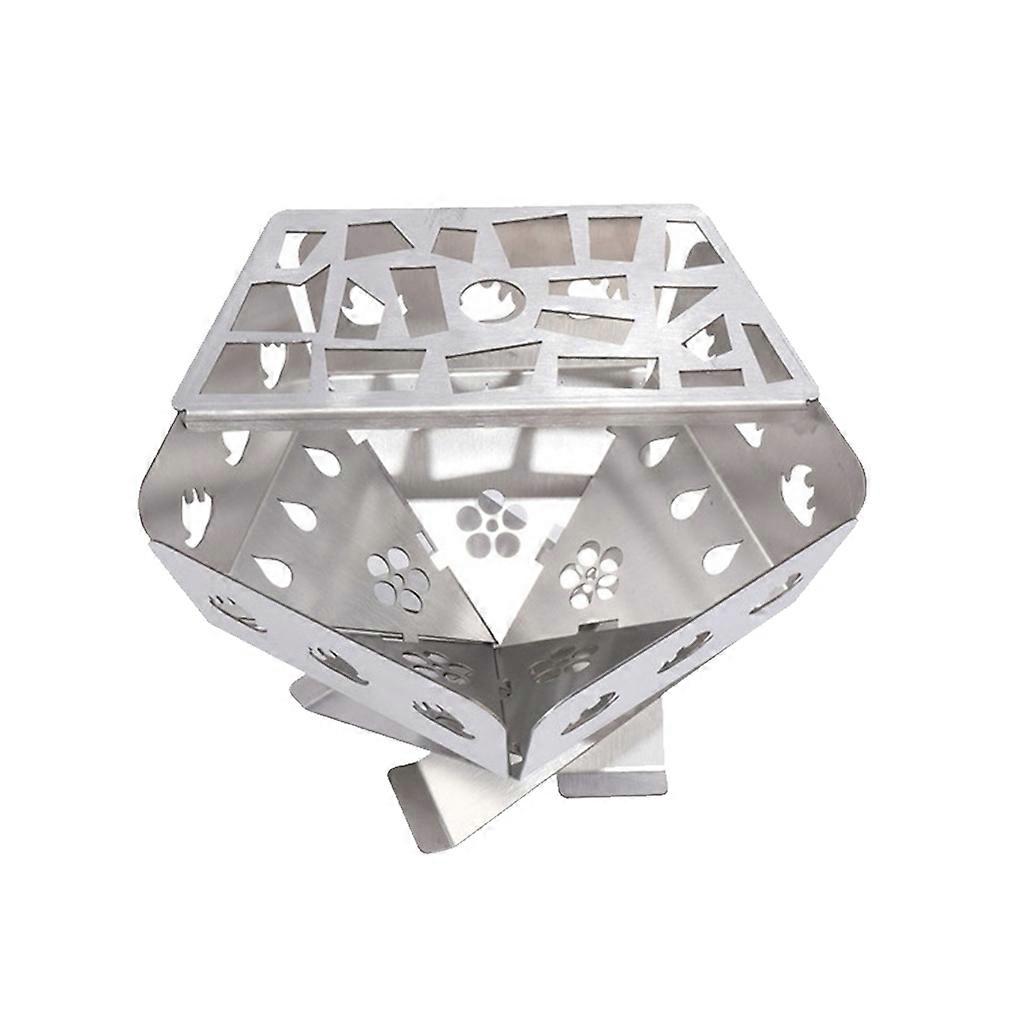 1Set Outdoor-Multifunktions-Klappkocher Edelstahl oder Camping-Picknick