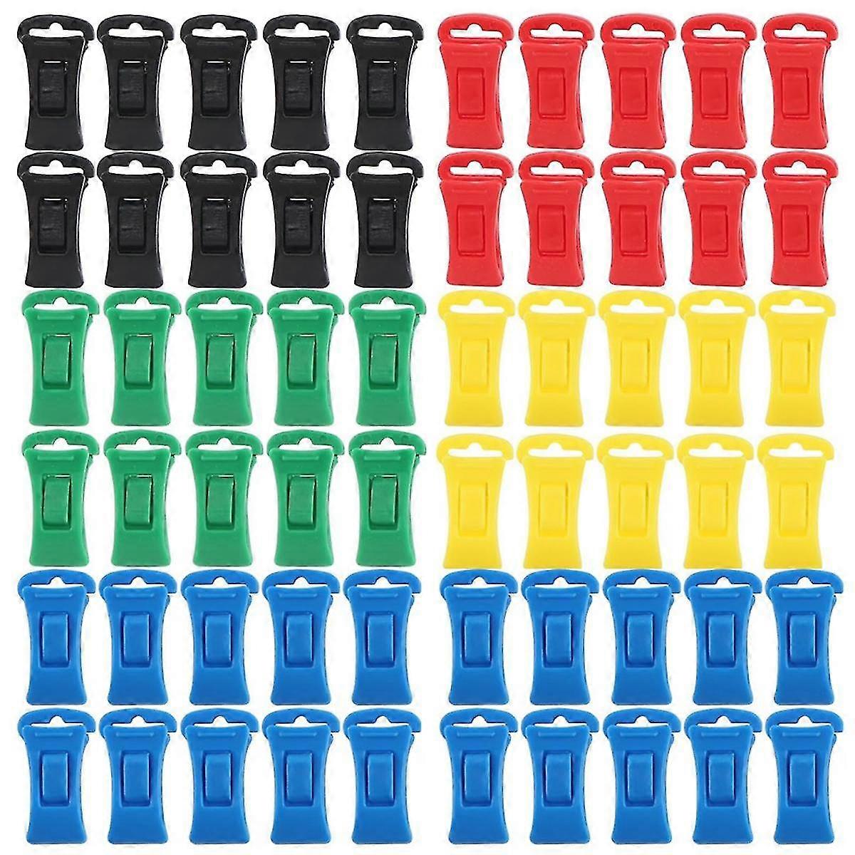 100 Sock Clips For Washing Machine And Dryer With Hooks, Portable Hook Sock Clips Directly In The D-In Stock