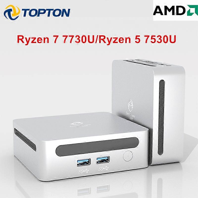 2023 New Gaming Mini Pc Amd Ryzen 7 7730u 5 7530u Windows 11 Ddr4 3200mhz 2xnvme Mini Desktop Computer Nuc 3x4k Htpc Wifi6 Bt5.2