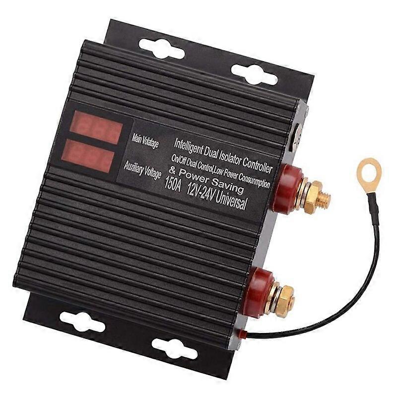 150 Amp Dual Battery Smart Isolator Universal 12V/24V Voltage Sensitive Relay for ATV, UTV, RV, Truck