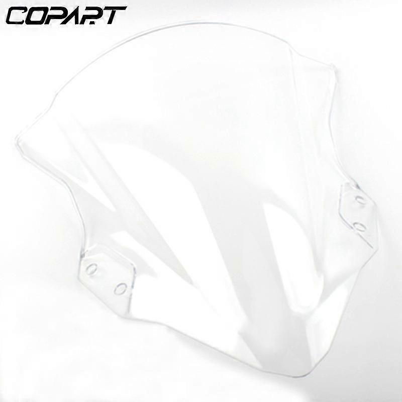 Exquisite For Kawasaki Ninja400 Ninja 400 2018-2020 Deflector Screen With Bracket Motorcycle Windshield Double Bubble Windscreen Windproof