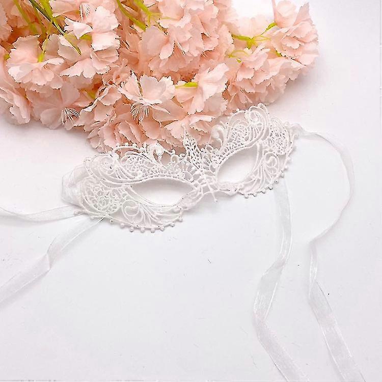 2 قطع المرأة الفاخرة مذهلة تنكرية قناع الدانتيل