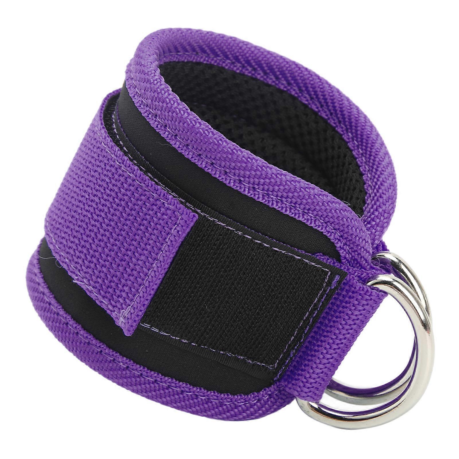 1 Pair Ankle Straps Resistance Bands Fitness Adjustable Hip Kicks D-Ring Foot Training Support