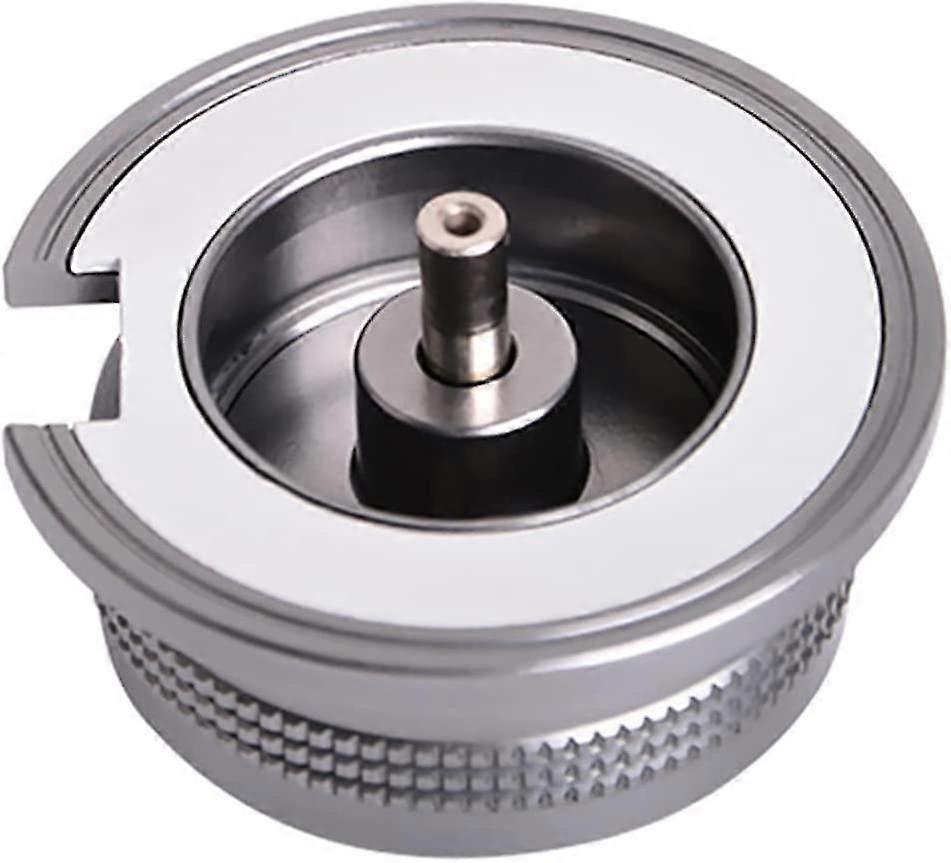 Gasadapteromvandlare Camping spisanslutning Gasflaska Adapter för utomhusvandring Picknick Vandring Inomhus gaspatroner (färg: silver) (1 st)