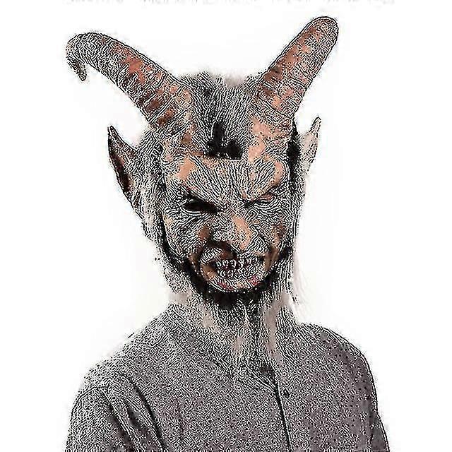 ルシファーフェイスマスク悪魔コスプレマスクアニメハロウィン悪魔ラテックス恐怖衣装ヘルメット小道具|1024636369675