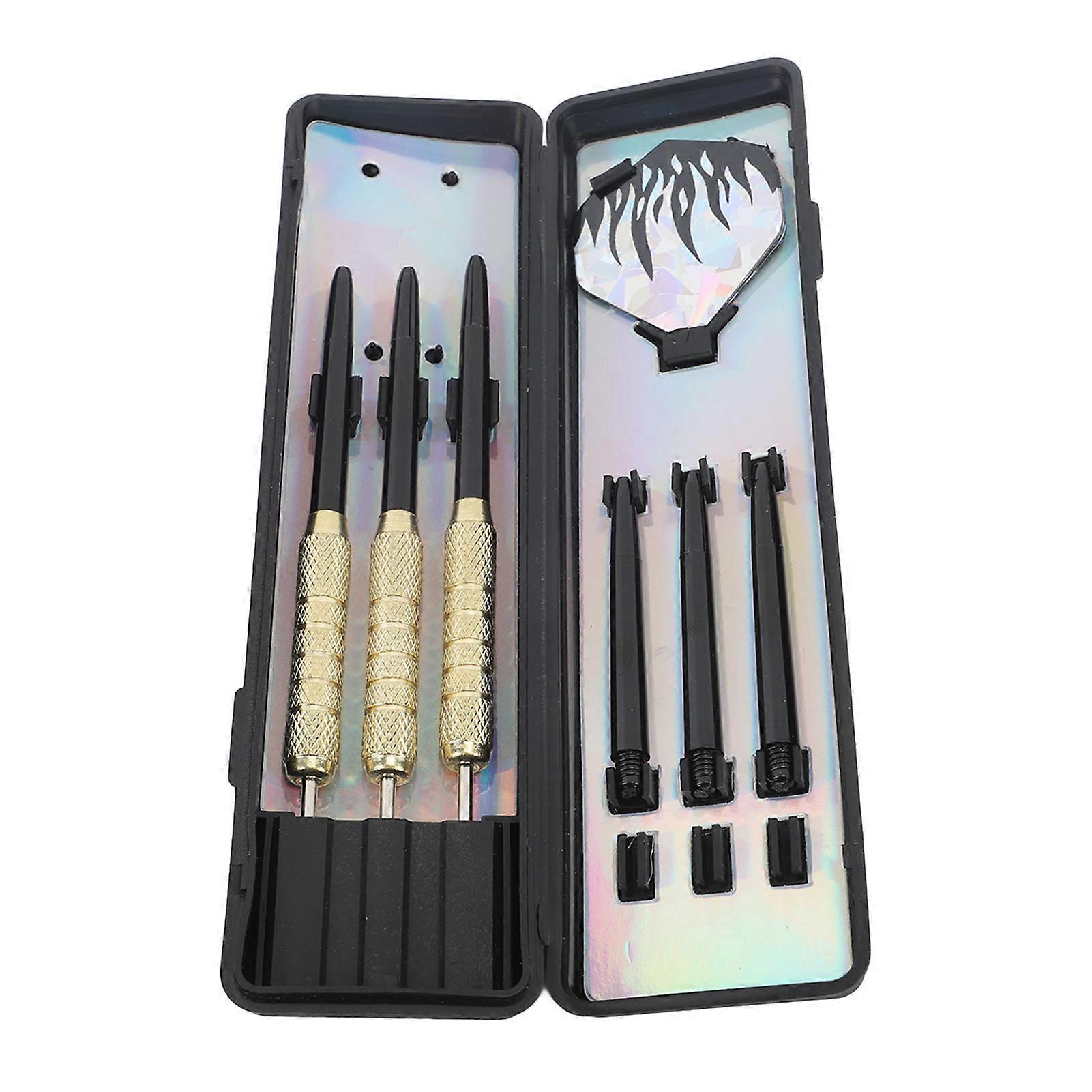 Steel Tip Dart Set Darts Metal Tip Set Professional Shooting Metal Darts Set With Storage Case