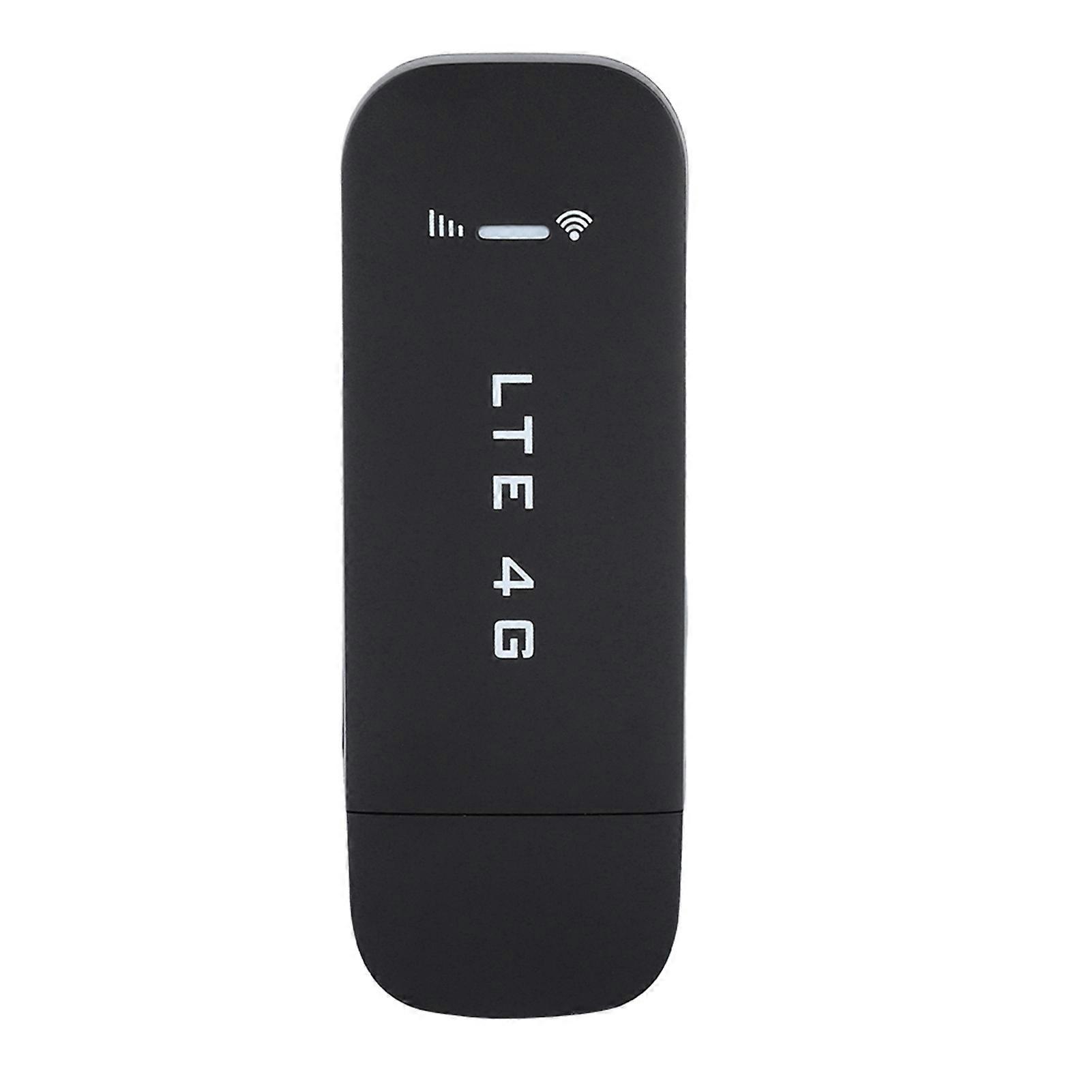 4G LTE USB Bärbar WiFi-router Fickmobil Hotspot Trådlöst nätverk Smart Router (Med WIFI)