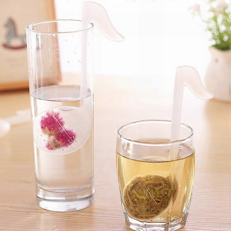 1 Pcs Creative Music Note Tea Leaf Strainer Spoon Reusable Teaspoon Infuser Tea Filter Tea Bag Infuser Tea Interval Diffuser for Loose Leaf Tea, Herba