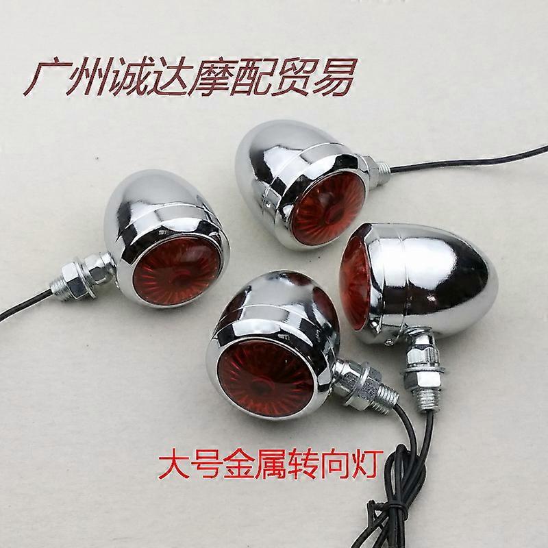 Motorcycles New retro metal turn signals for electric vehicles The Harley-David-Dauphon was modified with turn signal signals