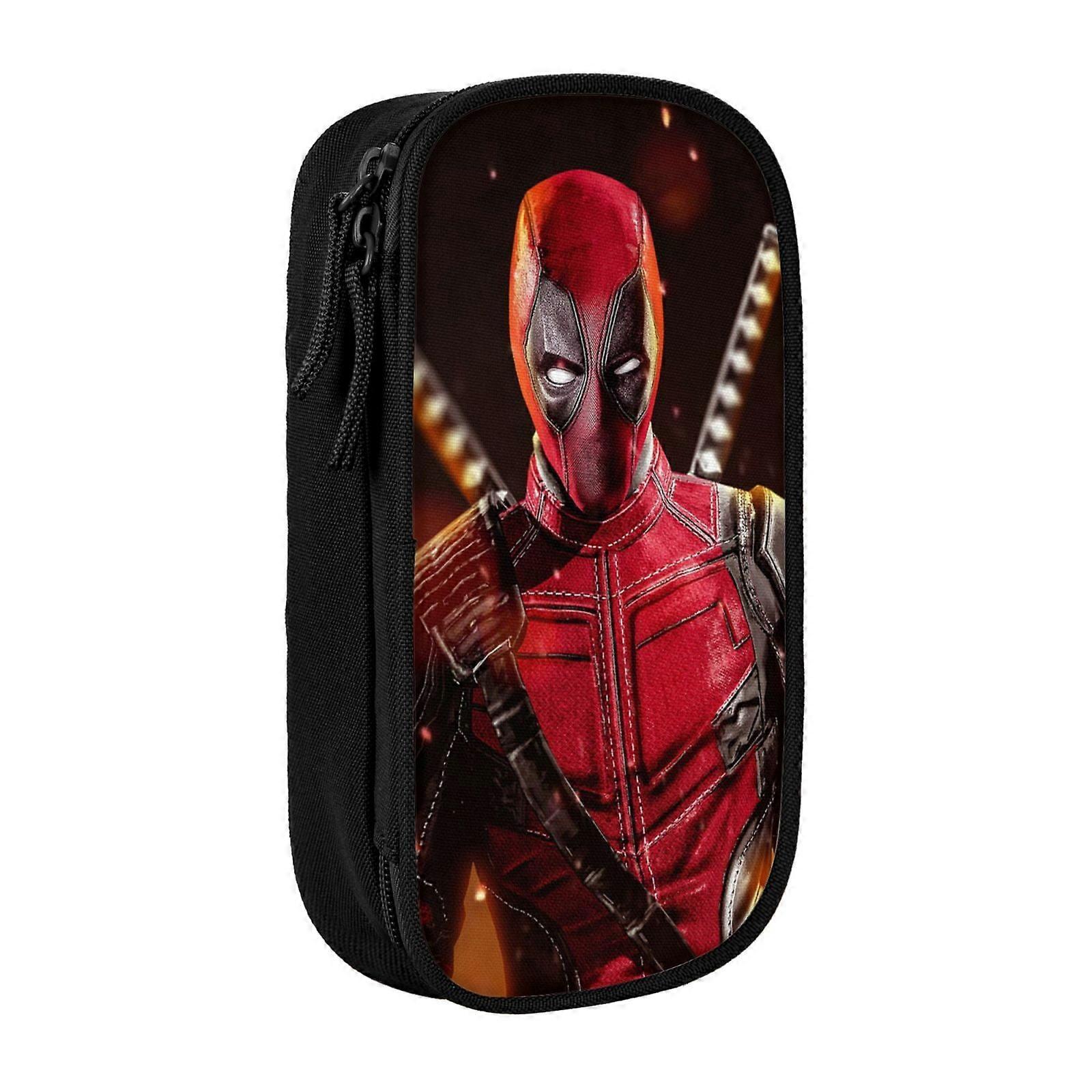Büyük Kapasiteli Deadpool Kalem Kutusu, Çok Amaçlı Kalem Kutusu Sevimli Kese Tutucu Kutusu, Oyun Kalem Kılıfı Çanta Ev için Organize Ojfijfi342