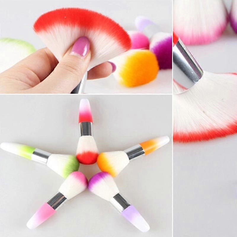 1 Pcs Nail Art Cleaning Brush Dust Remover Manicure Long Handle Portable Tools