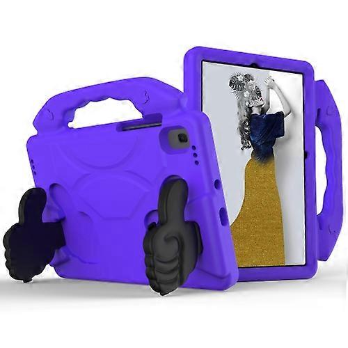 For Galaxy Tab S6 Lite P610 EVA Material Children Flat Anti Falling Cover Protective Shell With Thumb Bracket