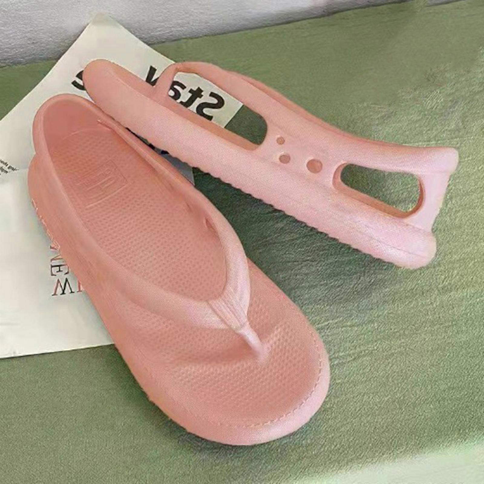 Woman EVA Thick Bottom Sandals Female Plus Size Flat Sandals Suitable for Going Beach Side Wear