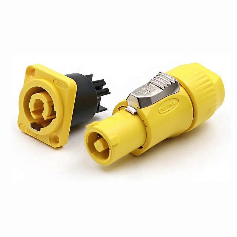 50-100PCS YF-24-C03PE-01-001 20A/500VAC BF09-A/IP44 YF24 Waterproof aviation plug LED display screen power plug socket connector