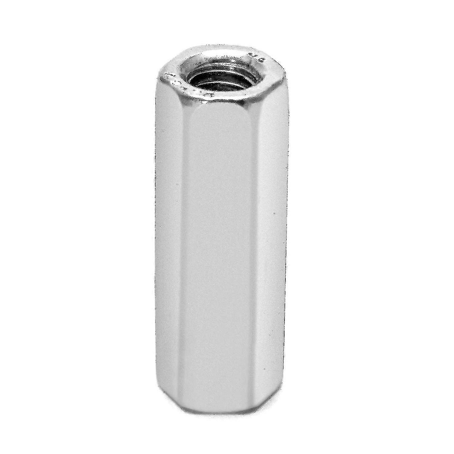 10pcs M6 X 1-pas 30mm Longueur 304 Écrou d’accouplement hexagonal métrique en acier inoxydable - ZHENV