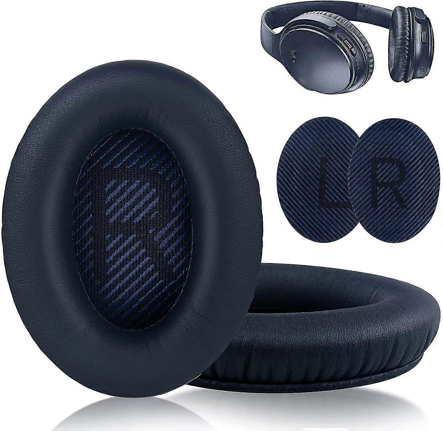 Ear Pads For Bose Qc35 Qc25 Qc15 Ae2 Headphones Replacement Foam Earmuffs(blue)