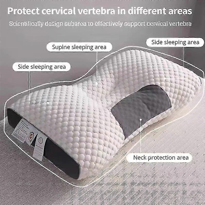 頸部整形外科用ネックピローは睡眠を助け、枕の首を保護する家庭用大豆繊維スパマッサージ枕睡眠用gx20241205273