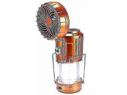 Portable Outdoor Led Camping Lantern With Fan Hs