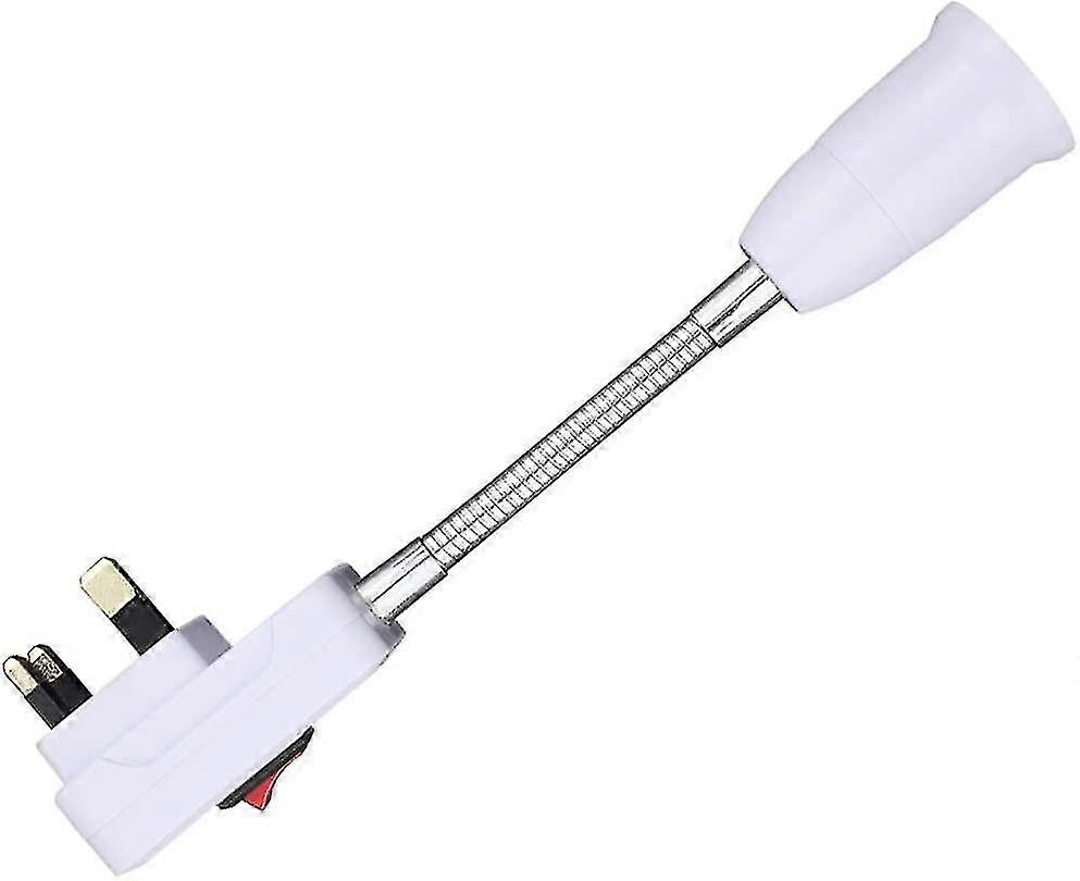 Plug In Bulb Holder With Switch E27 Es, 360 Flexible Extension Kitchen Lamp Socket With Screw, Plug In Wall Lights Bulb Socket Adapter For Table Lamp