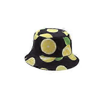 Unisex 100% Baumwolle Packbar Bucket Hat Sonnenhut Uni Farben für Männer Frauen