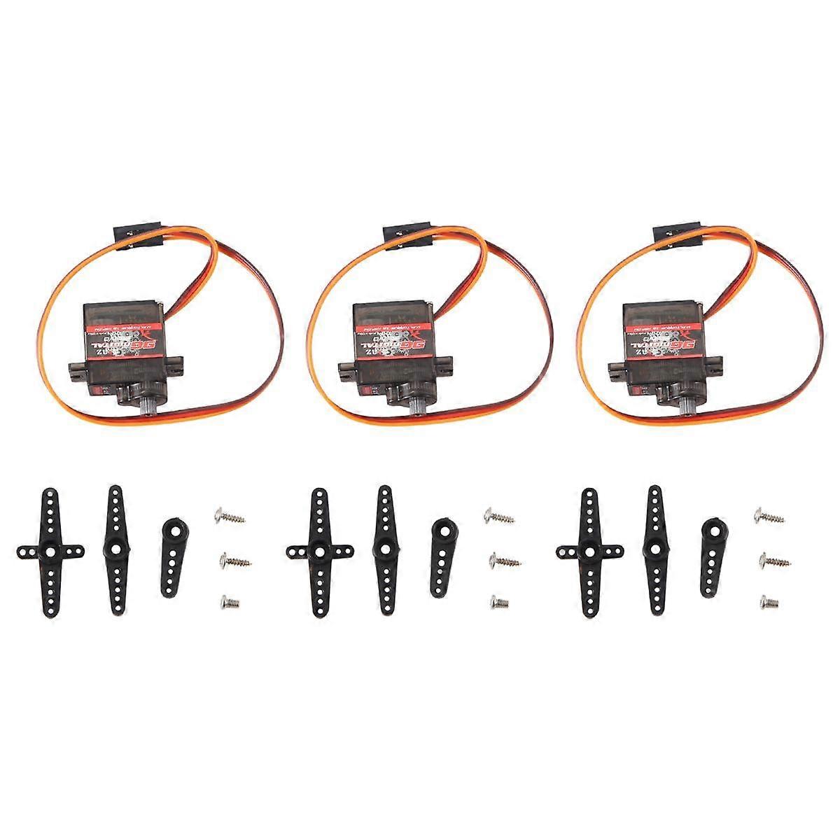 3Pcs/Lot 9G Digital Servo Motor High Speed Steering RC Servo Metal Gear Servo for 1/16 1/18 1/24 RC