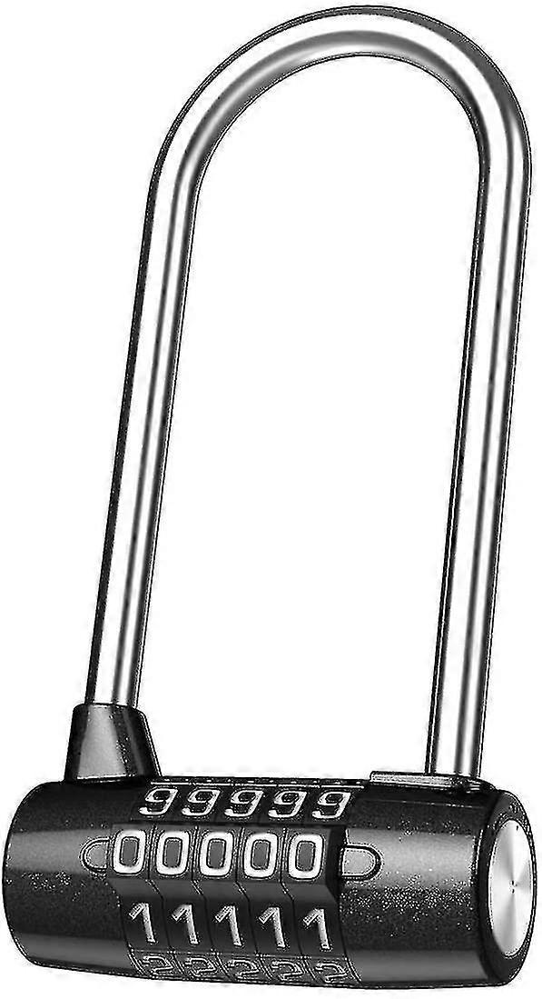 Long Padlock, Combination Lock, 5-digit Combination Lock