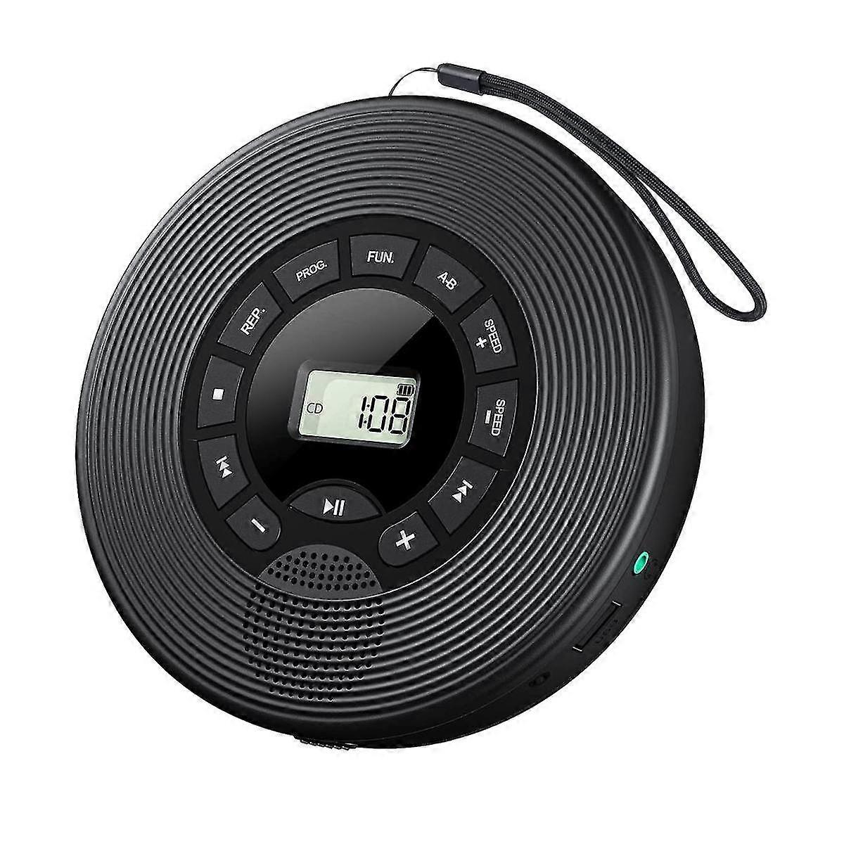 Portable Video Player For Car Bluetooth Cd Player Music Player Memory Function Audio Speaker Suppor