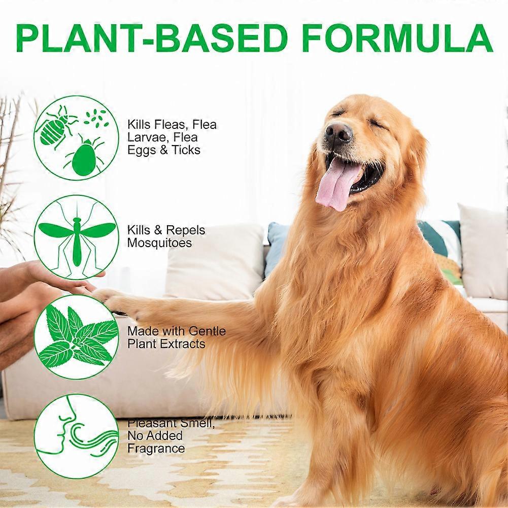 2Pcs Flea, Tick Spray | 100% Natural, Allergen Free, Eco Friendly 4 ... - Eco-Friendly Flea Repellent For Cats