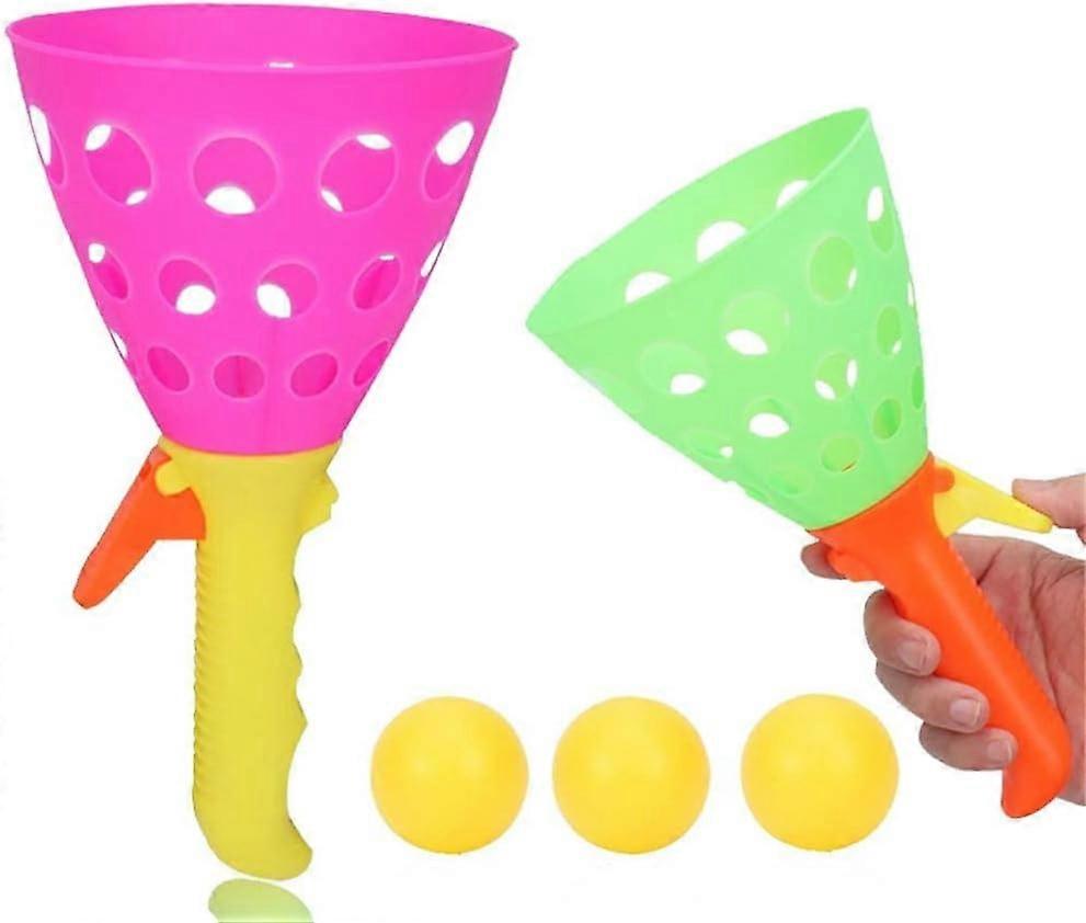 Double Catapult Ball, Butt Bouncing Ball, Parent-Child Toy Interactive Fun Toy Educational Toy Outdoor Throwing and Catching The Ball Toys