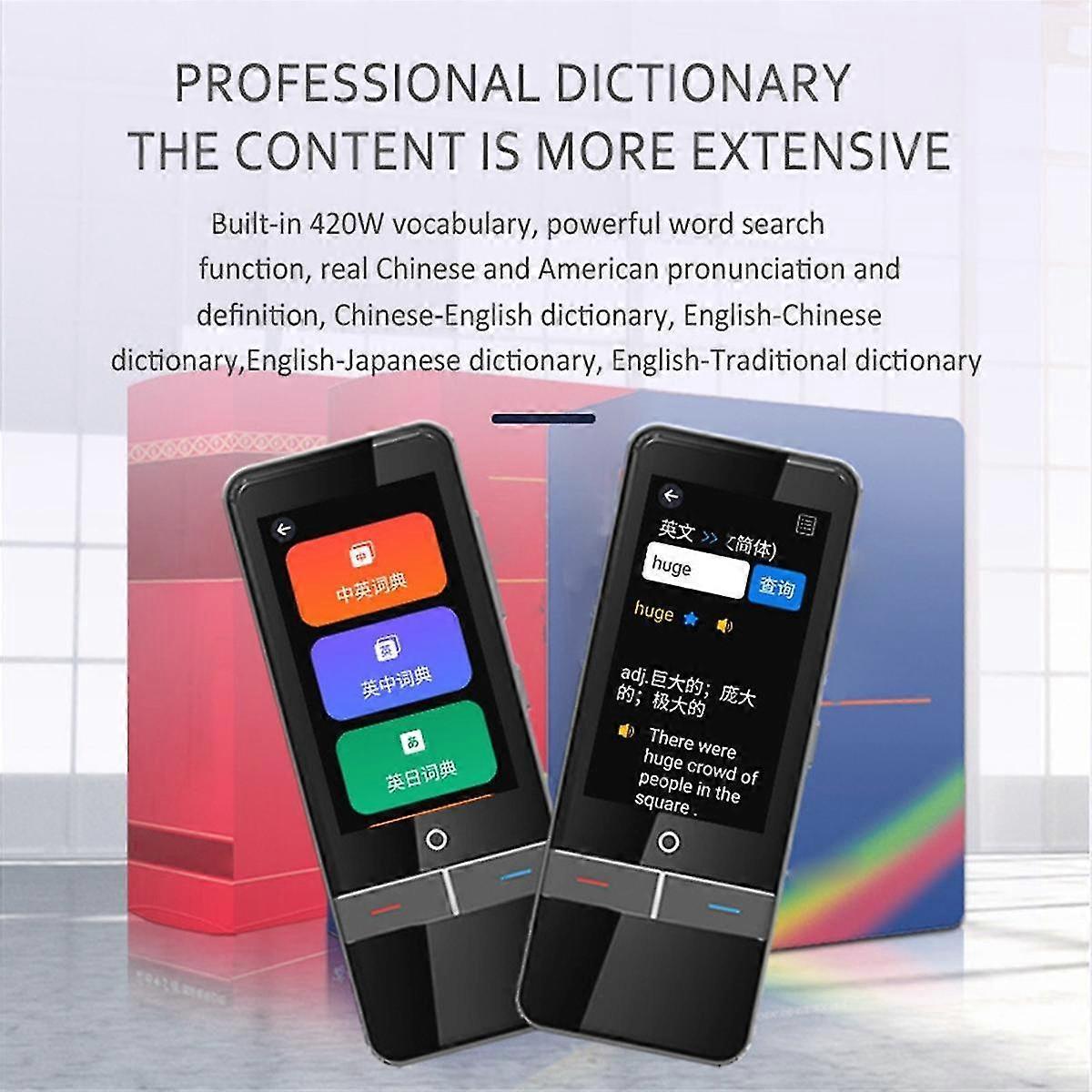 139 Languages Translator Smart Voice Translator Support Photographic Scanning Portable Offline Translator
