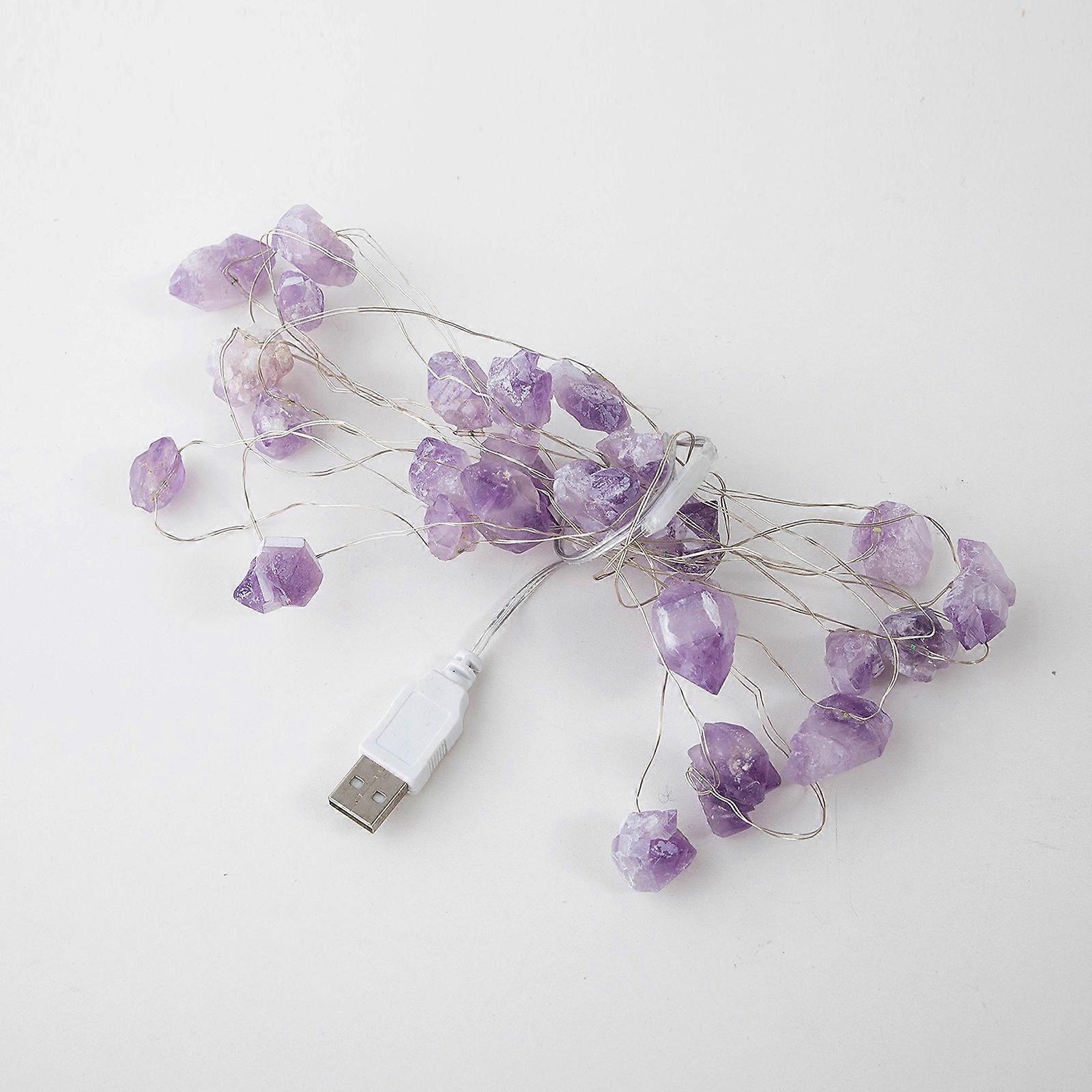 Led Lights Crystal Ball String Usb