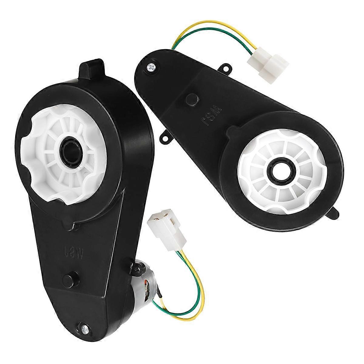 24V Kids Ride on Car Gearbox 30000RPM Motor 2Pcs Electric Motor Gearbox Motorcycles High Speed RS55