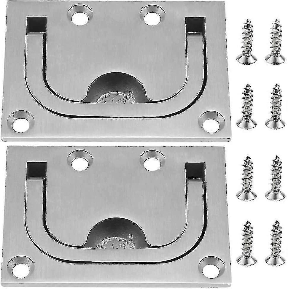 2 Pack Boot Flush Hatch Edelstahl Marine Griff Boot Einbauluke