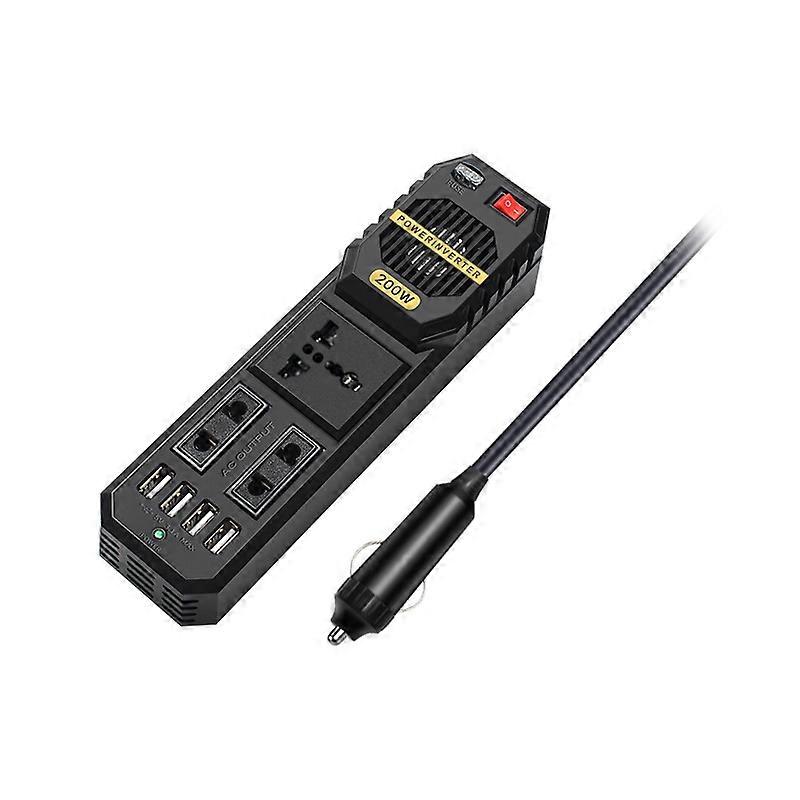 200W mini car inverter Inverter 12V to 220V outdoor auto parts class power converter inverter