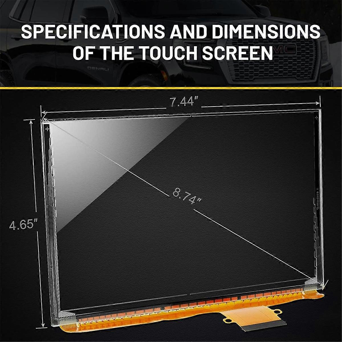 DJ080PA-01A 8Inch 55 Pin Touch Screen for MYLINK Navigation Display