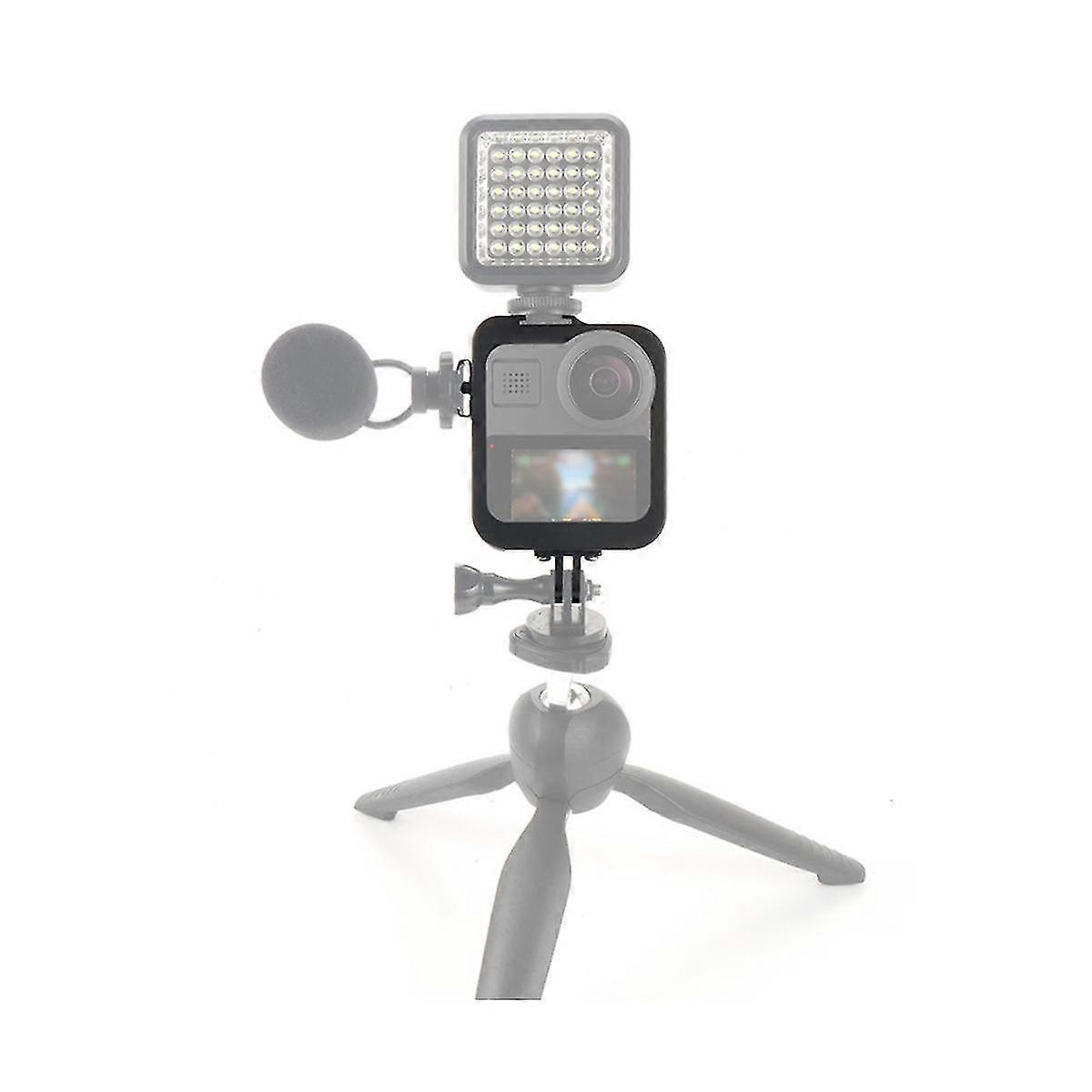 Protective Cover Vr Panoramic Camera Cage For Max Frame Removable Quick Release Case With Cold Shoe