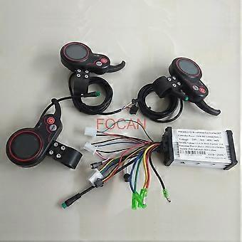 Kit Controller KT per Bicicletta Elettrica, Pannello Display LCD3 36V 48V 350W + Controller 17A Pedalata Assistita + Set Acceleratore a Pollice Sensore per la Modifica de