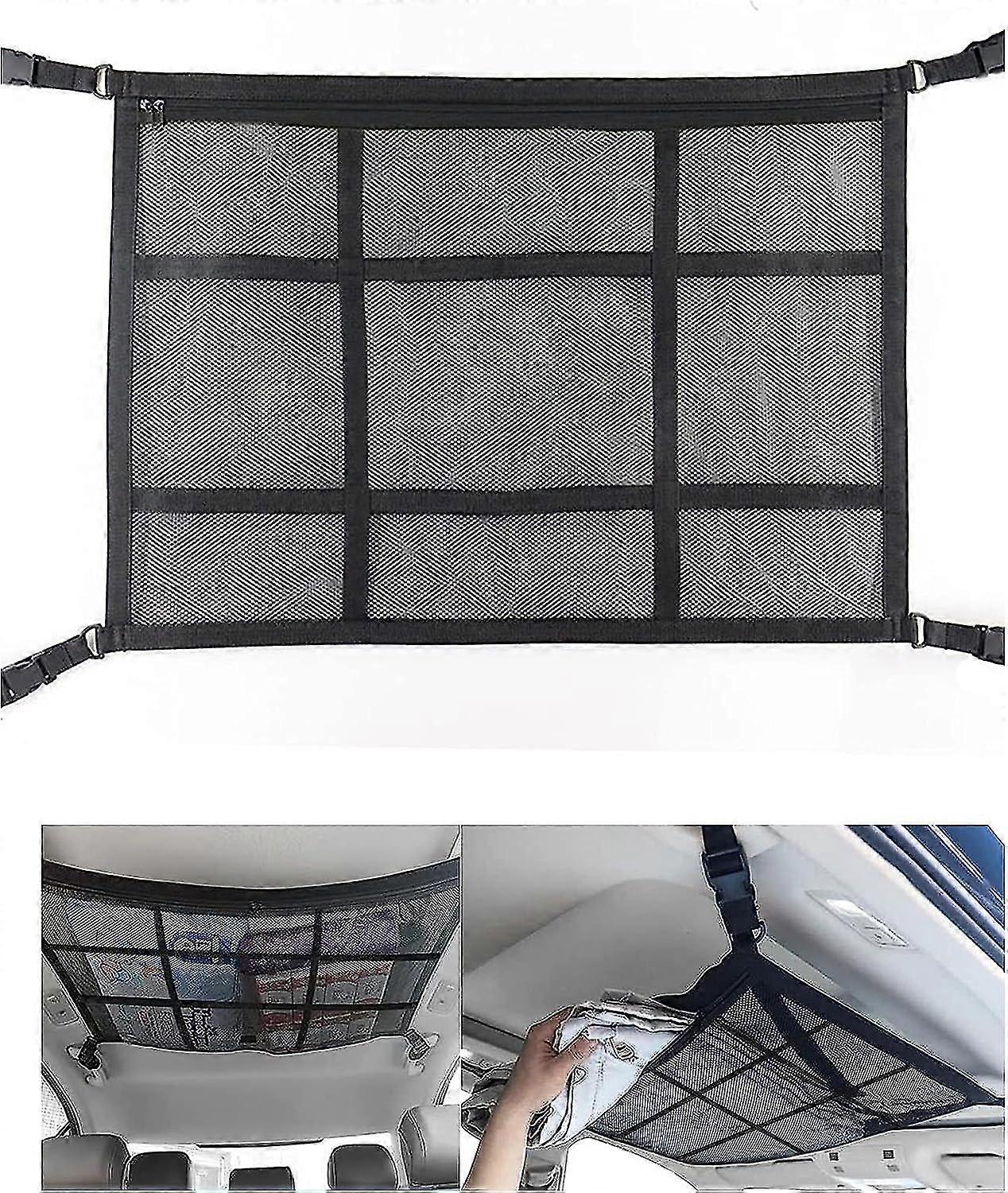 Taklagringsnett (svart) 2 stk