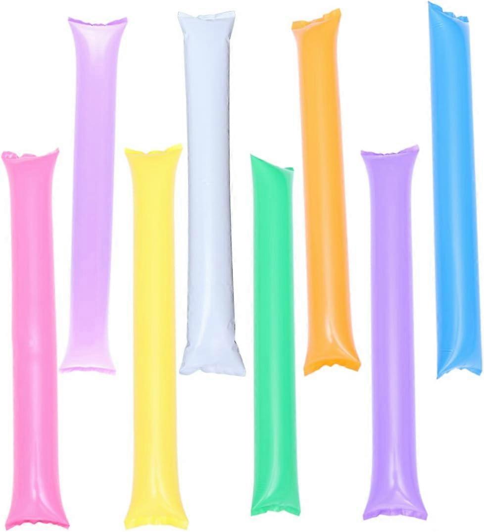 100pcs Inflatable Costume Activewear Set Bulk Lollipops Inflatable Boom Sticks Bam Bam Cheer Sticks Inflatable Cheer Sticks Cheering Sticks Cheerleadi