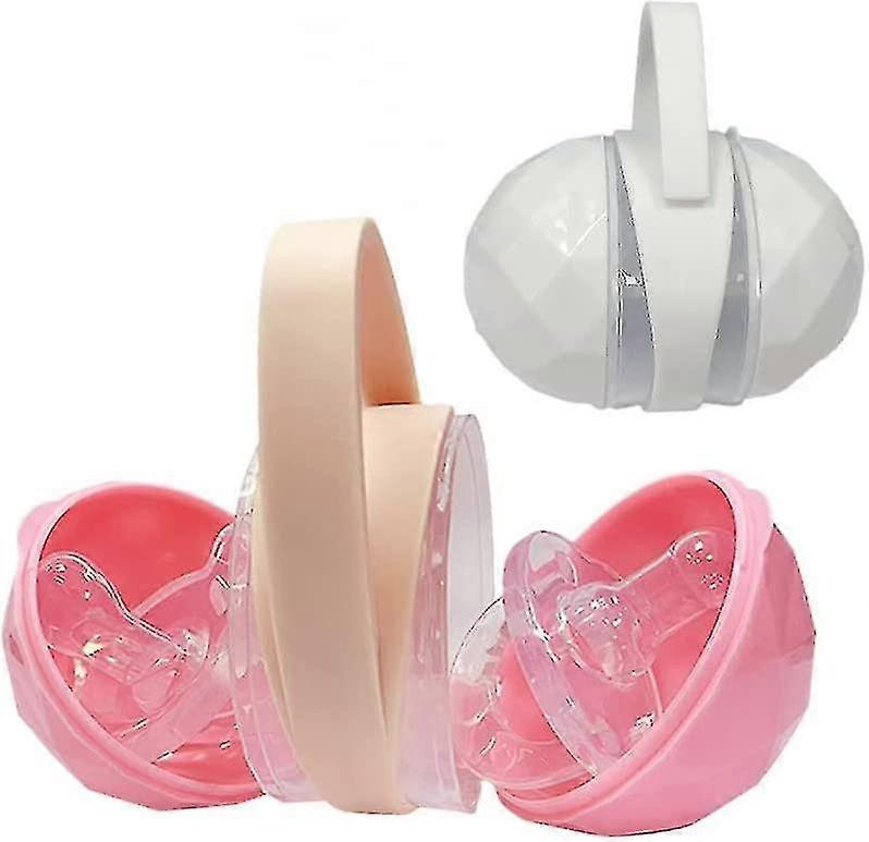 2 Pack Baby Dummy Holder Case, Soother Pod Storage Box-CE