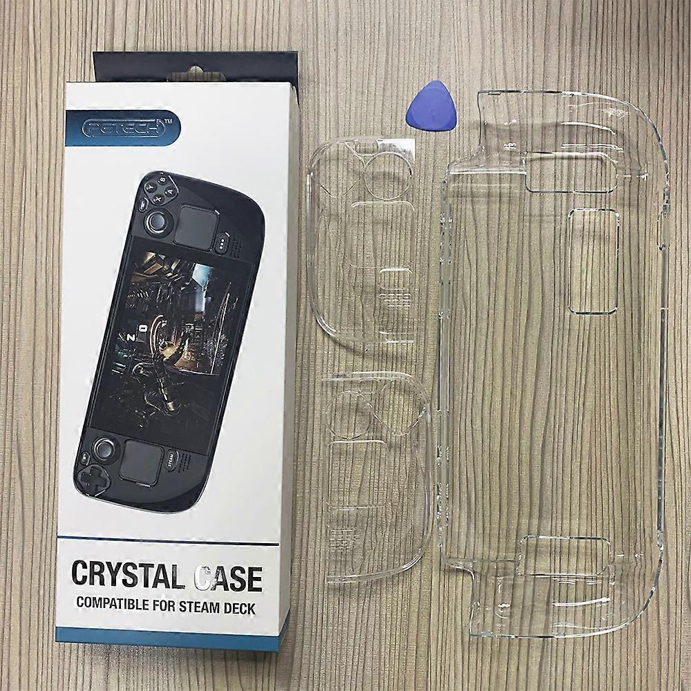 New Detachable Crystal Steam Deck Pc Case Protective Cover Shell For Steam Deck Controller Cover Case Accessories - Cases