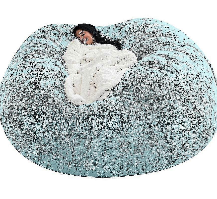 Artificial Fur Bean Bag Sofa - Lazy Sofa Bean Bag for Ultimate Comfort