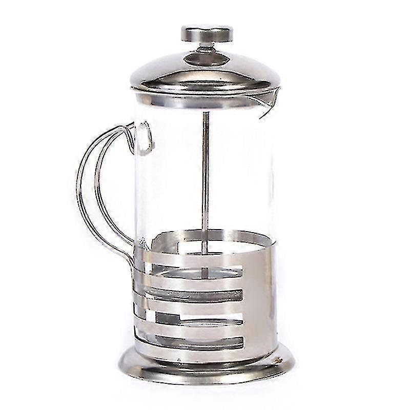 Manual Coffee Espresso Maker Pot French Coffee Tea Percolator Filter Stainless Steel Glass Teapot C PXCL